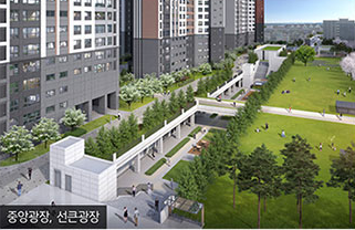 중앙광장,선큰광장